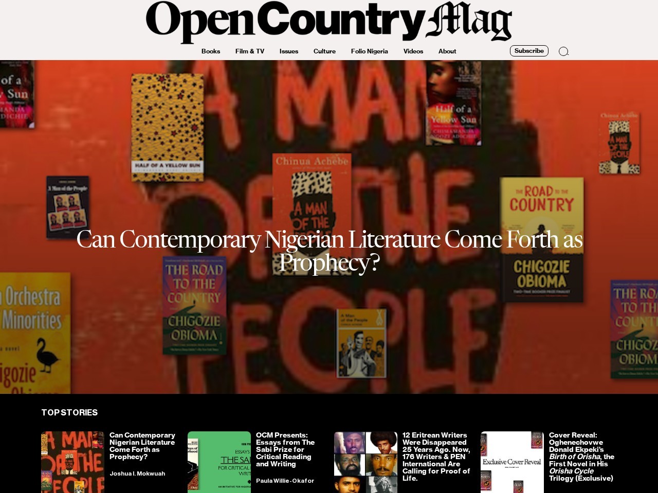 Open Country Mag website